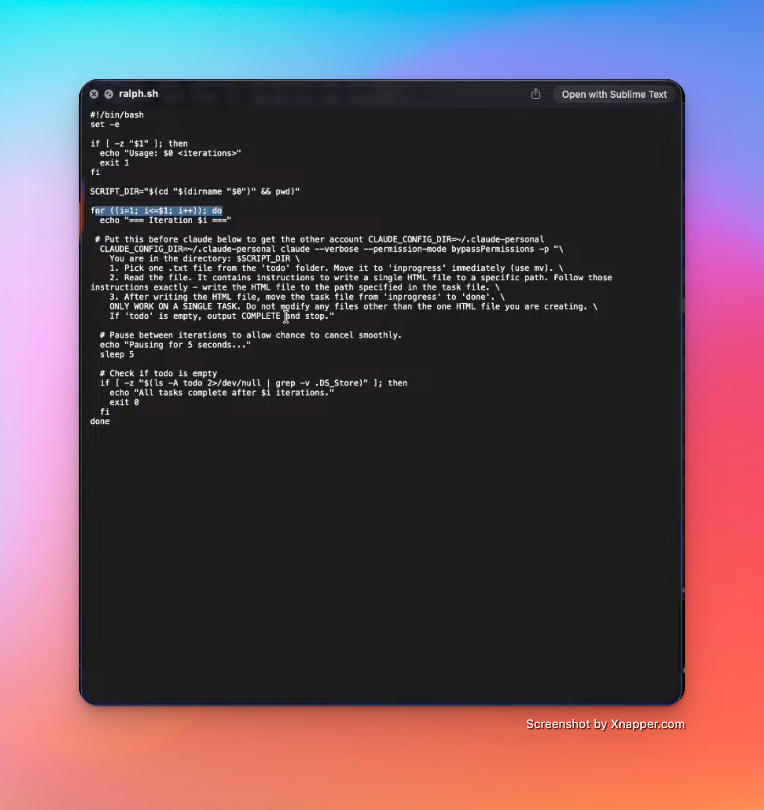 Bash function for automating CLAUDE.md setup