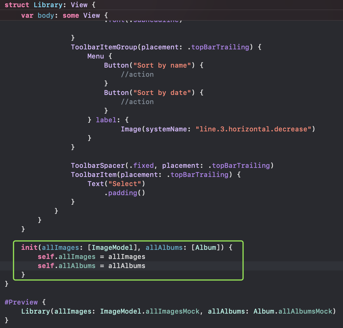 DetailView nested inside ContentView in SwiftUI